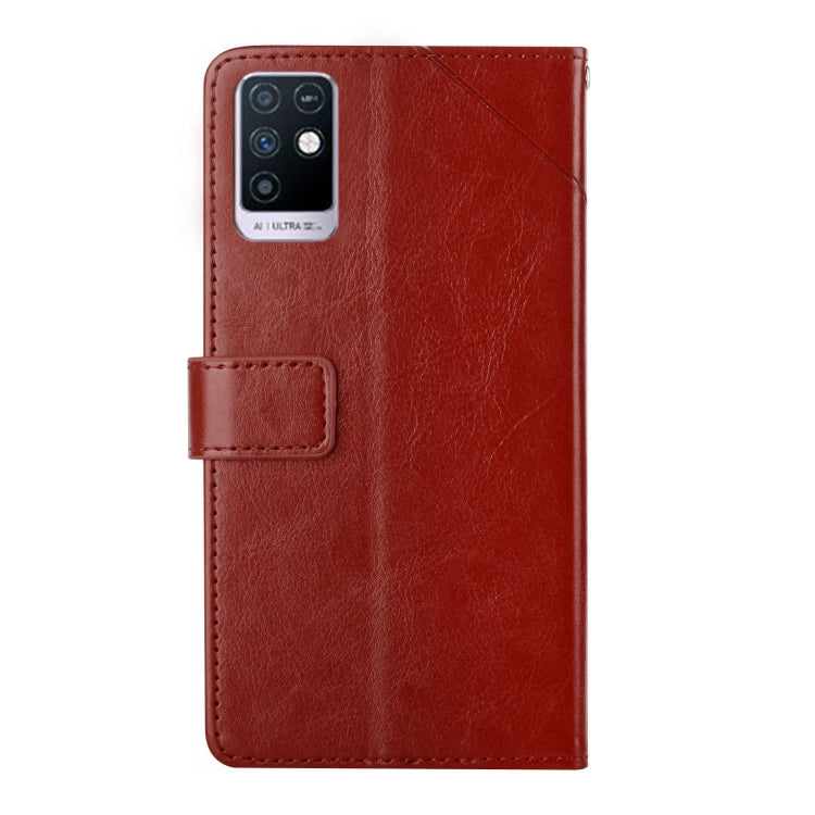 For Infinix Note 10 HT01 Y-shaped Pattern Flip Leather Phone Case