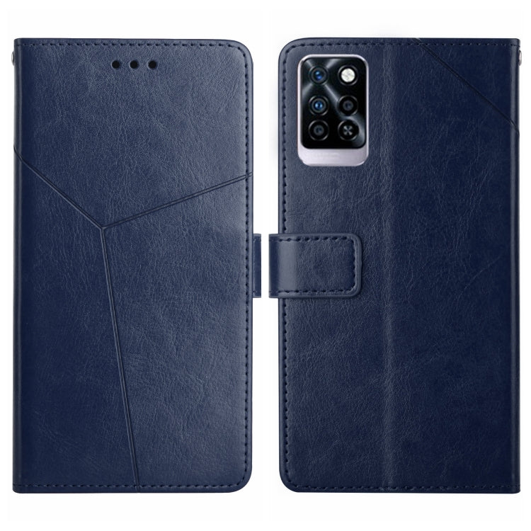 For Infinix Note 10 Pro HT01 Y-shaped Pattern Flip Leather Phone Case