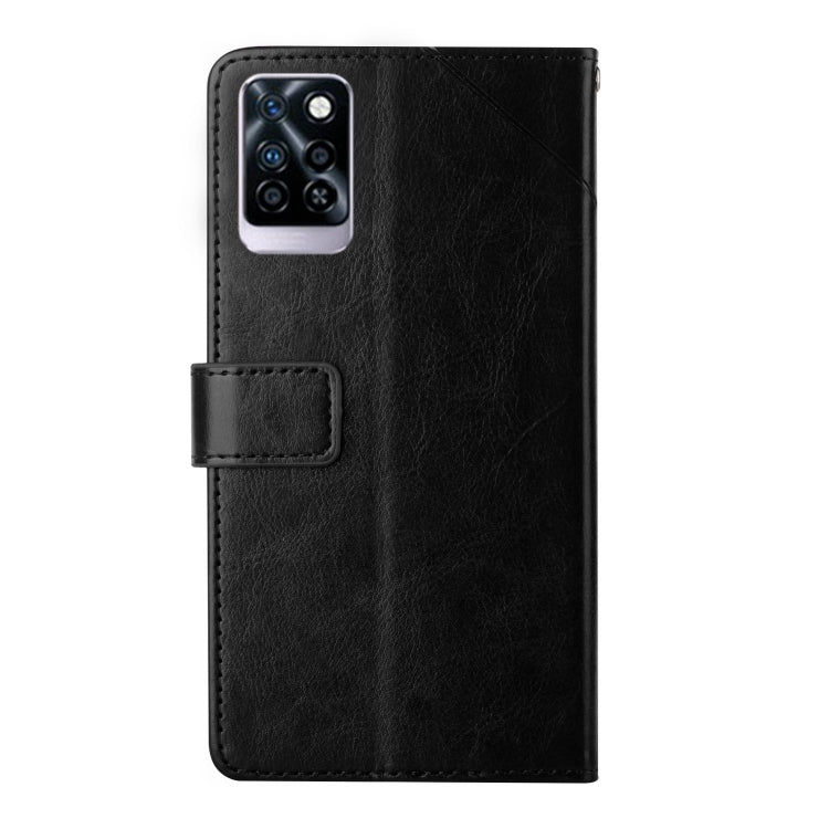 For Infinix Note 10 Pro HT01 Y-shaped Pattern Flip Leather Phone Case