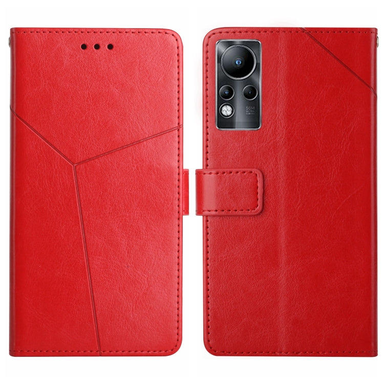 For Infinix Note 11 HT01 Y-shaped Pattern Flip Leather Phone Case