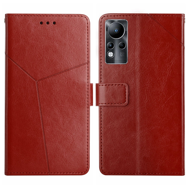For Infinix Note 11 HT01 Y-shaped Pattern Flip Leather Phone Case
