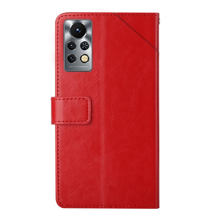 For Infinix Note 11 Pro HT01 Y-shaped Pattern Flip Leather Phone Case