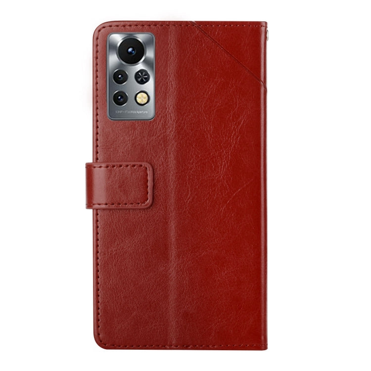 For Infinix Note 11 Pro HT01 Y-shaped Pattern Flip Leather Phone Case