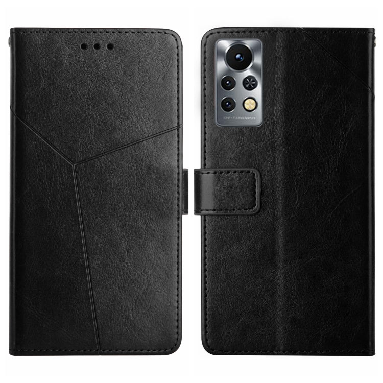 For Infinix Note 11 Pro HT01 Y-shaped Pattern Flip Leather Phone Case