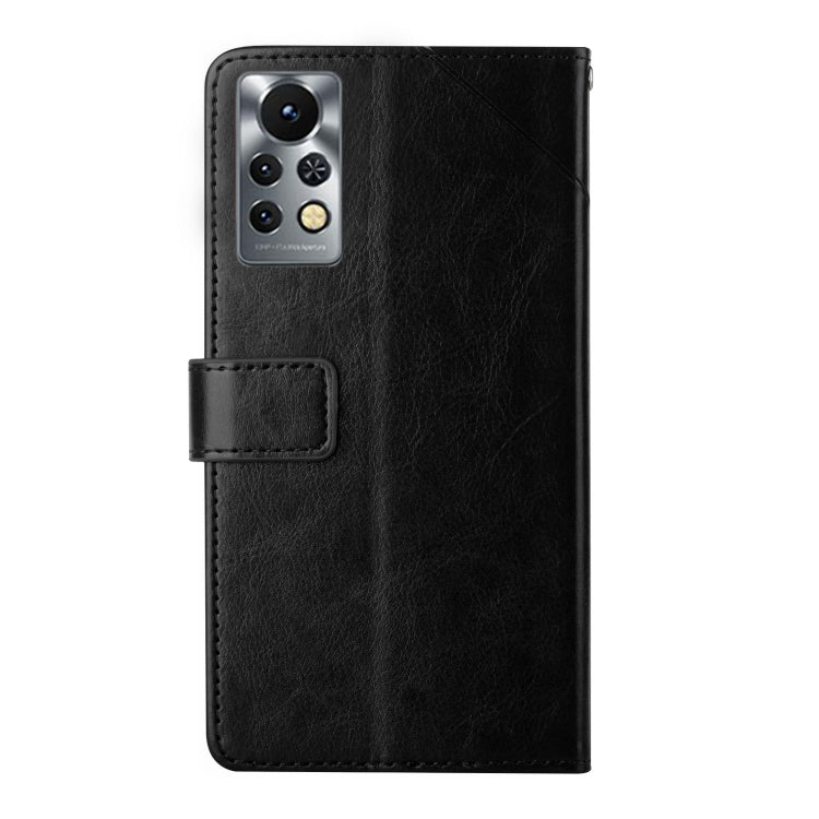 For Infinix Note 11 Pro HT01 Y-shaped Pattern Flip Leather Phone Case