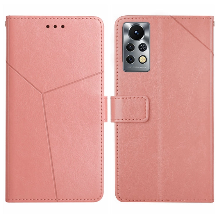 For Infinix Note 11 Pro HT01 Y-shaped Pattern Flip Leather Phone Case