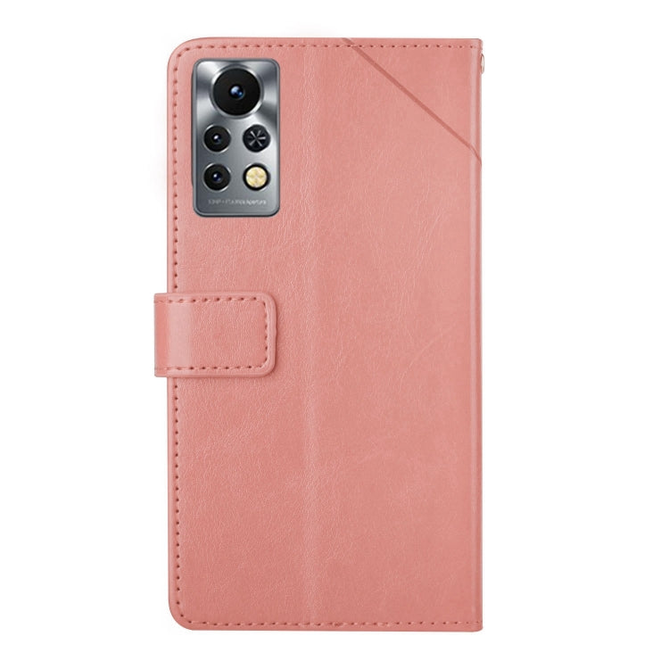 For Infinix Note 11 Pro HT01 Y-shaped Pattern Flip Leather Phone Case