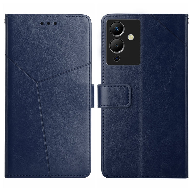For Infinix Note 12 G96 HT01 Y-shaped Pattern Flip Leather Phone Case