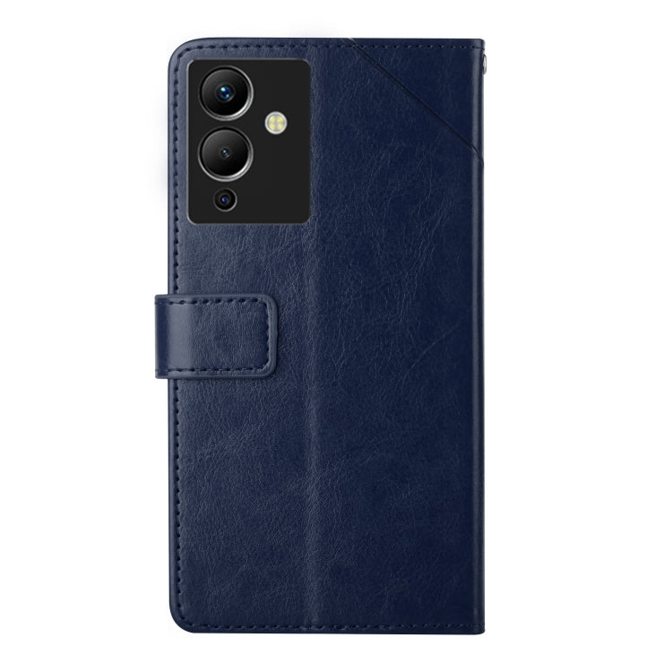For Infinix Note 12 G96 HT01 Y-shaped Pattern Flip Leather Phone Case