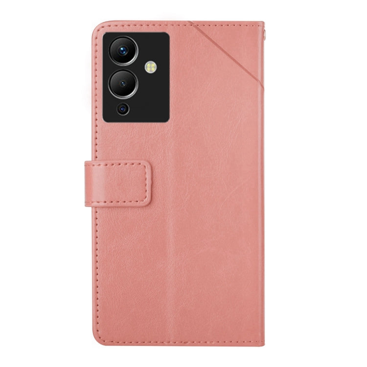 For Infinix Note 12 G96 HT01 Y-shaped Pattern Flip Leather Phone Case