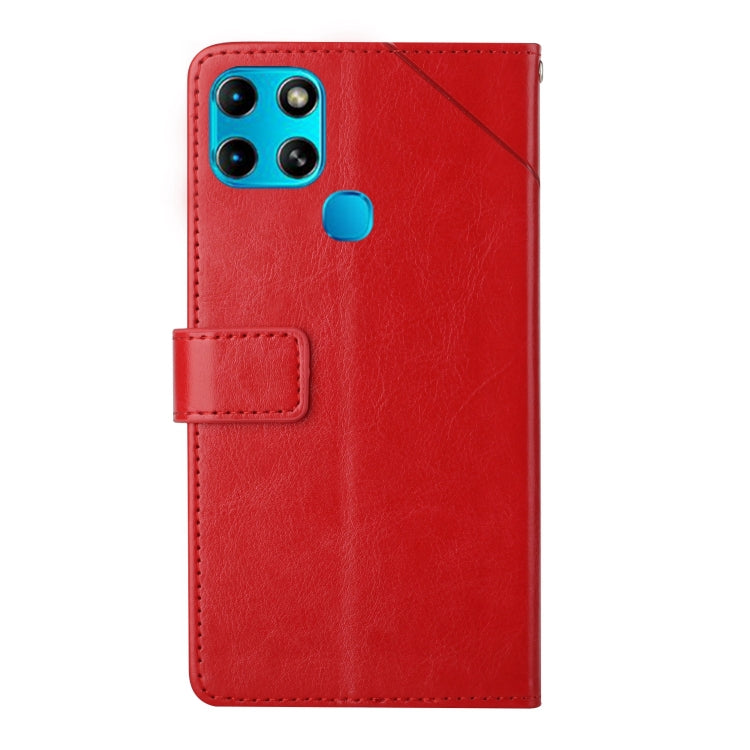 For Infinix Smart 6 HT01 Y-shaped Pattern Flip Leather Phone Case