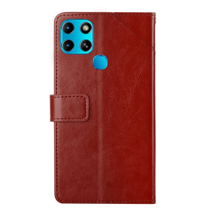 For Infinix Smart 6 HT01 Y-shaped Pattern Flip Leather Phone Case