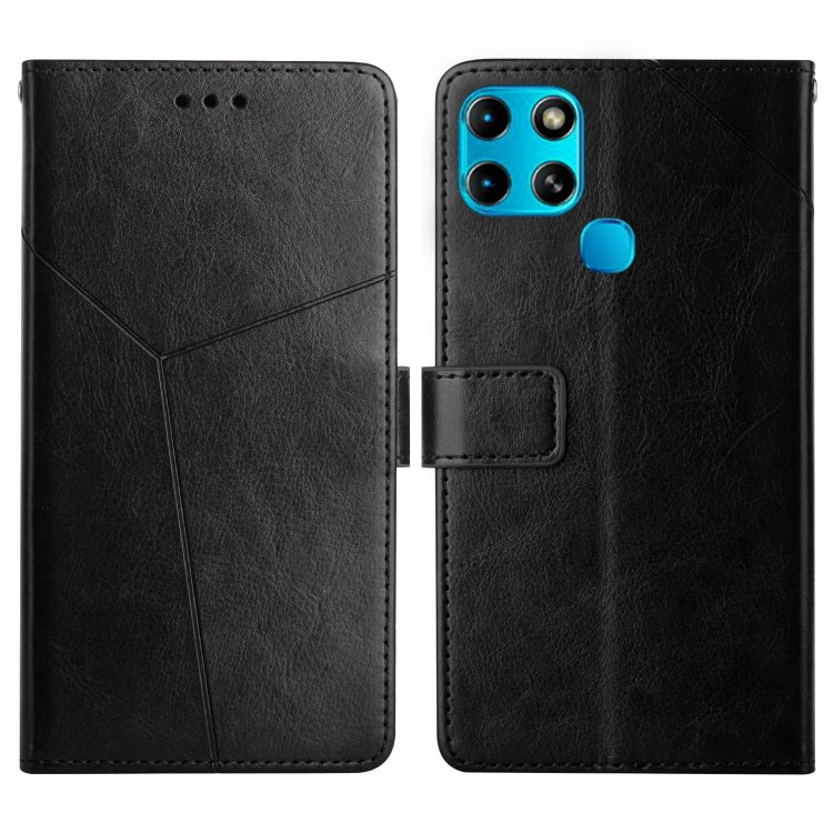 For Infinix Smart 6 HT01 Y-shaped Pattern Flip Leather Phone Case