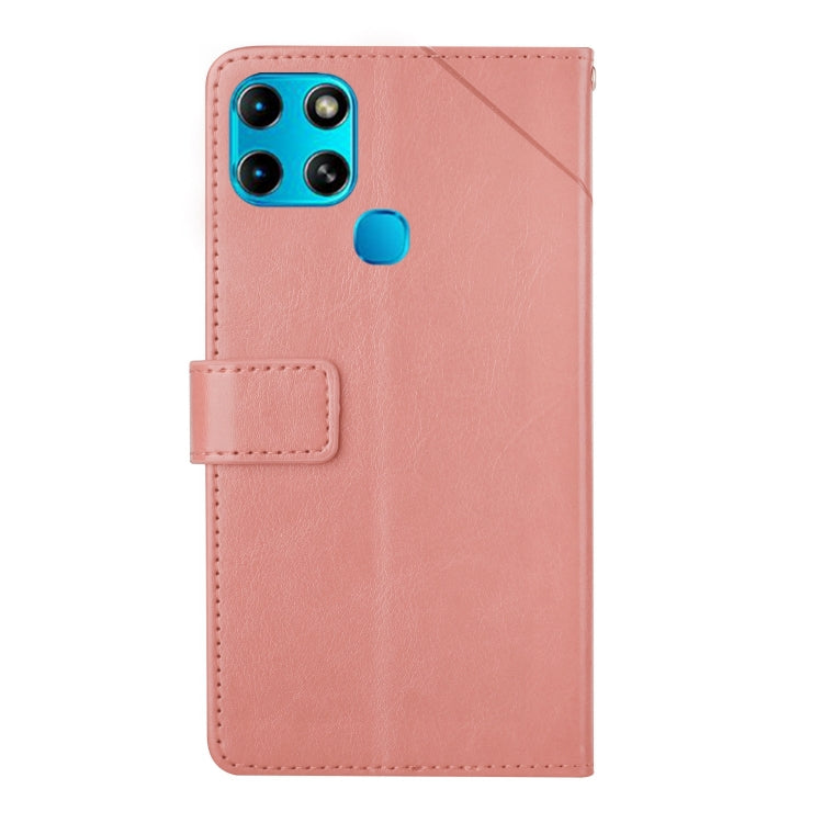 For Infinix Smart 6 HT01 Y-shaped Pattern Flip Leather Phone Case