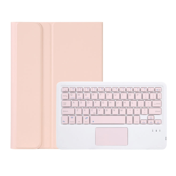 OP12-A Lambskin Texture Ultra-thin Bluetooth Keyboard Leather Case with Touchpad For OPPO Pad Air 10.4 inch