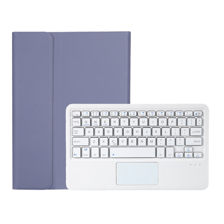 OP12-A Lambskin Texture Ultra-thin Bluetooth Keyboard Leather Case with Touchpad For OPPO Pad Air 10.4 inch