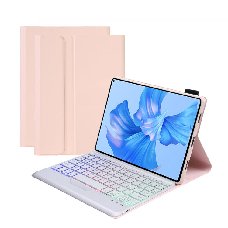 For Huawei MatePad Pro 11 2022 AHW12-BS Detachable Backlight Bluetooth Keyboard Tablet Leather Case