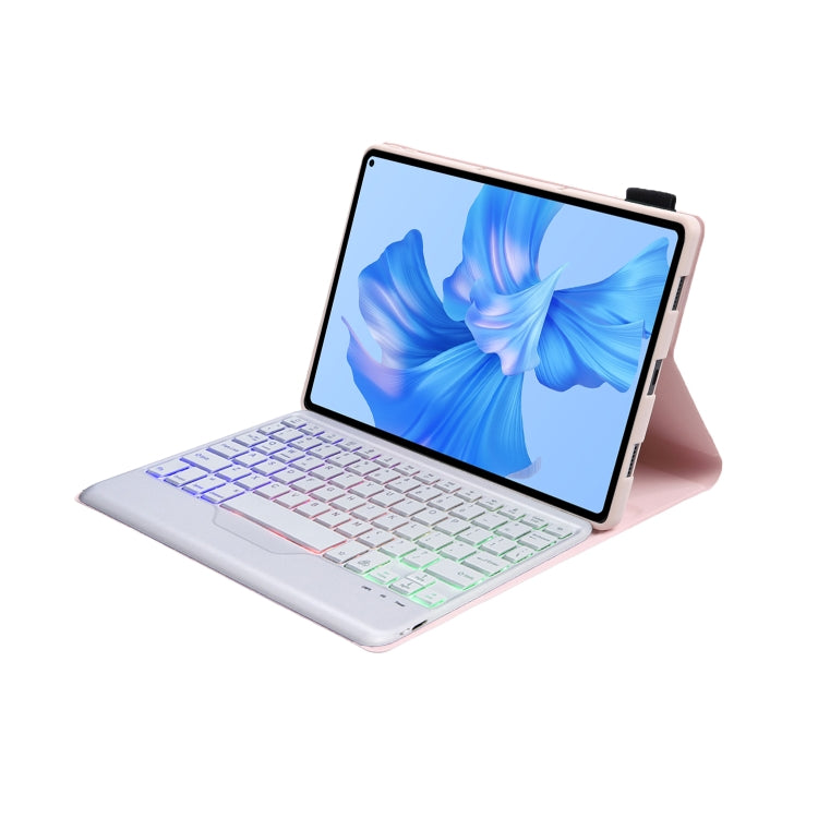 For Huawei MatePad Pro 11 2022 AHW12-BS Detachable Backlight Bluetooth Keyboard Tablet Leather Case