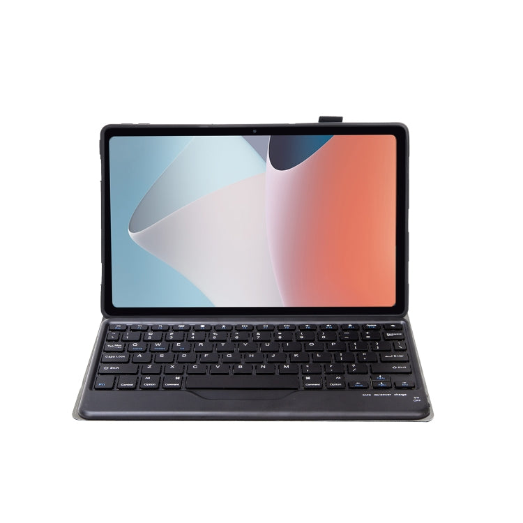 OP12-B Lambskin Texture Ultra-thin Bluetooth Keyboard Leather Case For OPPO Pad Air 10.4 inch