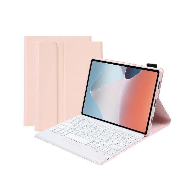 OP12-B Lambskin Texture Ultra-thin Bluetooth Keyboard Leather Case For OPPO Pad Air 10.4 inch
