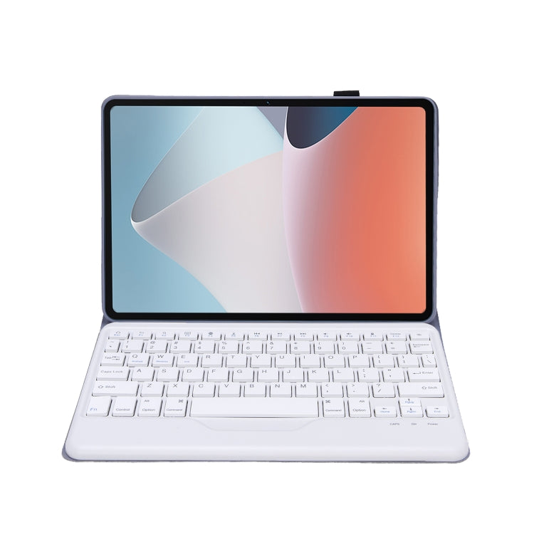 OP12-B Lambskin Texture Ultra-thin Bluetooth Keyboard Leather Case For OPPO Pad Air 10.4 inch