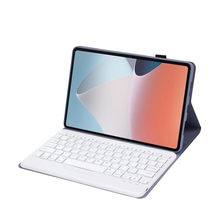 OP12-B Lambskin Texture Ultra-thin Bluetooth Keyboard Leather Case For OPPO Pad Air 10.4 inch