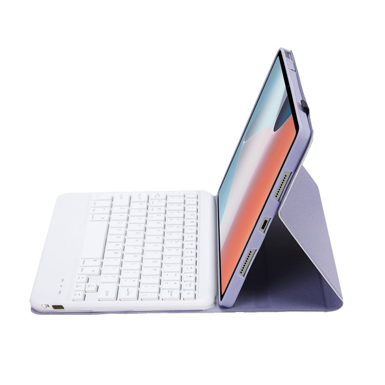 OP12-B Lambskin Texture Ultra-thin Bluetooth Keyboard Leather Case For OPPO Pad Air 10.4 inch