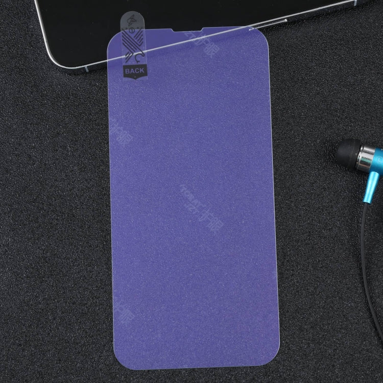 For iPhone 13 mini Purple Light Eye Protection Tempered Glass Film