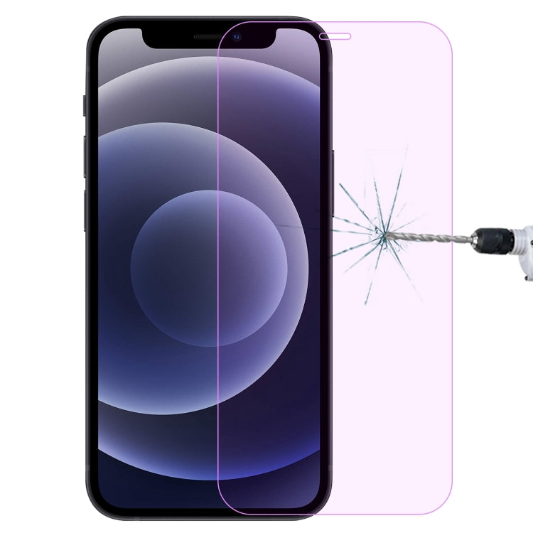 For iPhone 12 mini Purple Light Eye Protection Tempered Glass Film