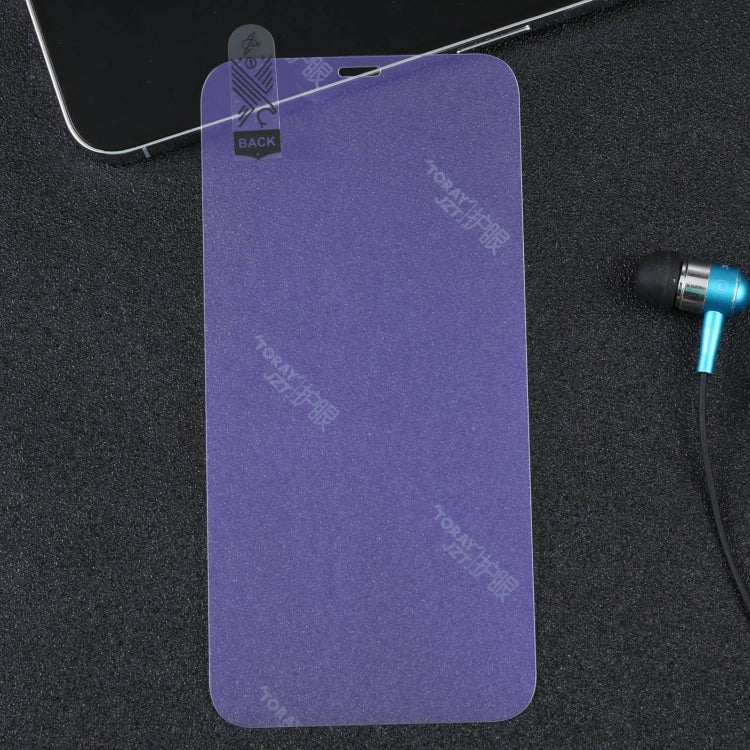 For iPhone 12 mini Purple Light Eye Protection Tempered Glass Film