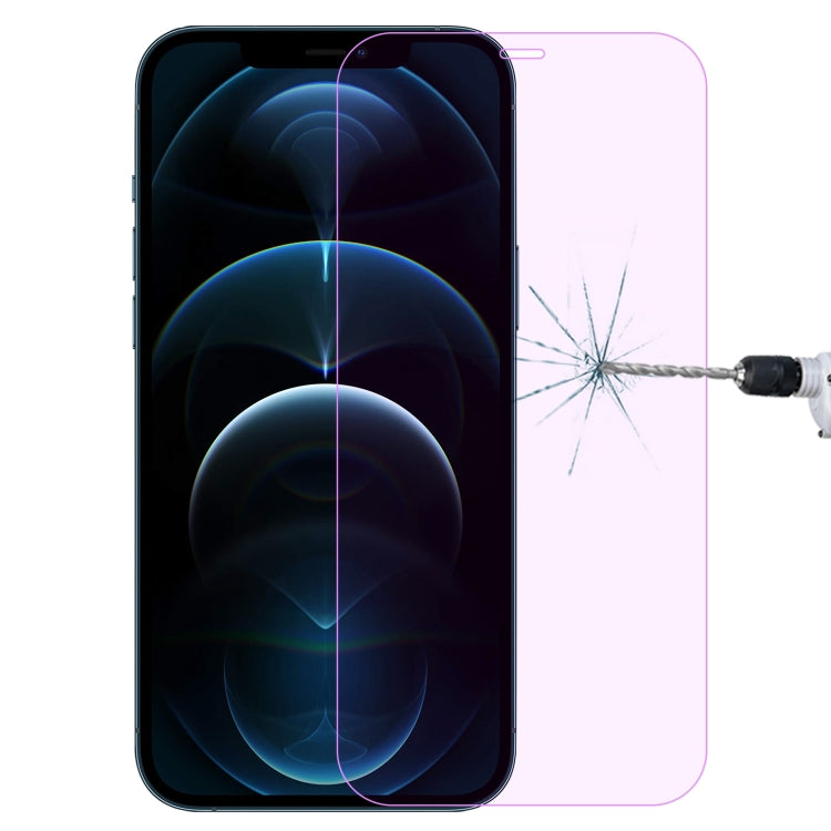 For iPhone 12 Pro Max Purple Light Eye Protection Tempered Glass Film