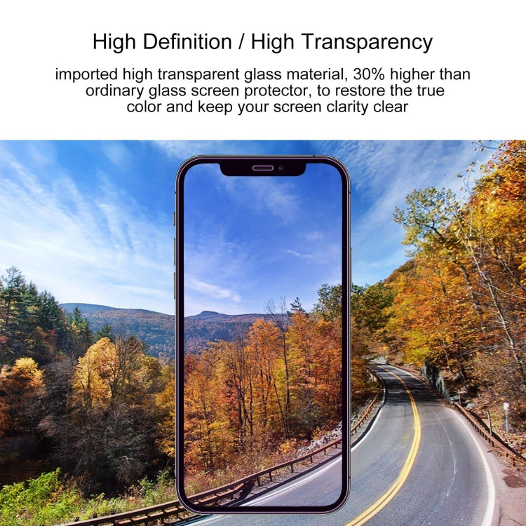 For iPhone 12 Pro Max Purple Light Eye Protection Tempered Glass Film