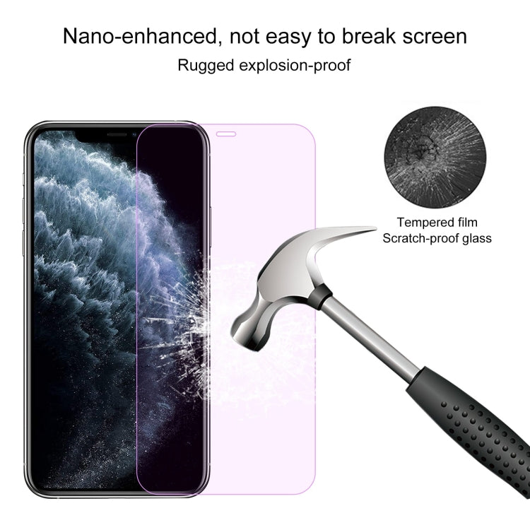For iPhone 11 Pro / XS / X Purple Light Eye Protection Tempered Glass Film