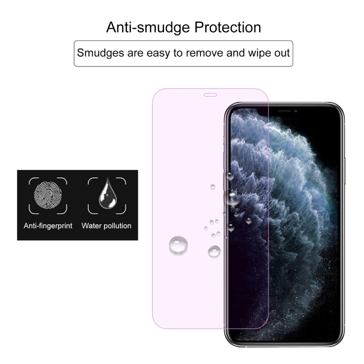For iPhone 11 Pro / XS / X Purple Light Eye Protection Tempered Glass Film