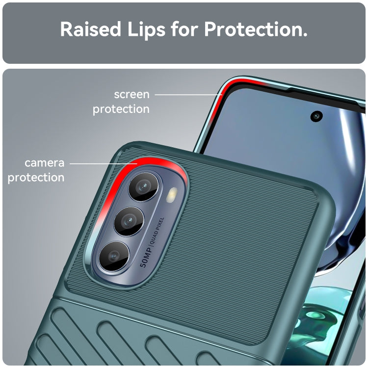 For Motorola Moto G62 5G India Thunderbolt Shockproof TPU Protective Soft Phone Case