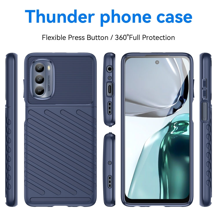 For Motorola Moto G62 5G India Thunderbolt Shockproof TPU Protective Soft Phone Case