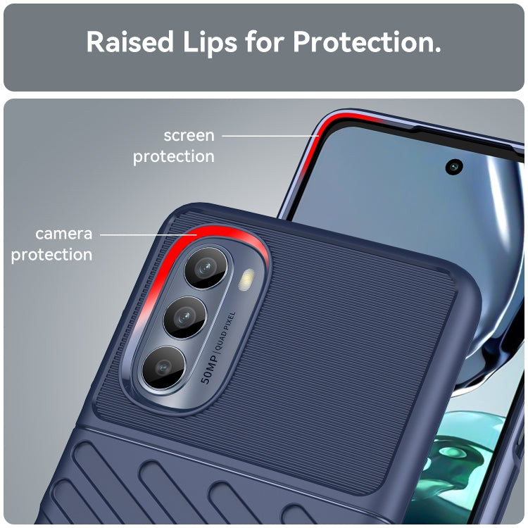 For Motorola Moto G62 5G India Thunderbolt Shockproof TPU Protective Soft Phone Case