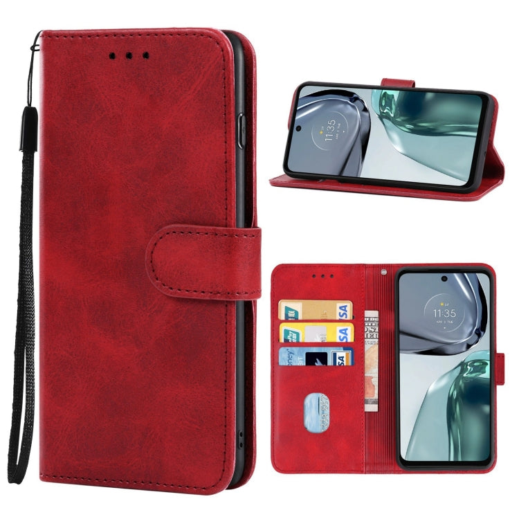 For Motorola Moto G62 India Leather Phone Case
