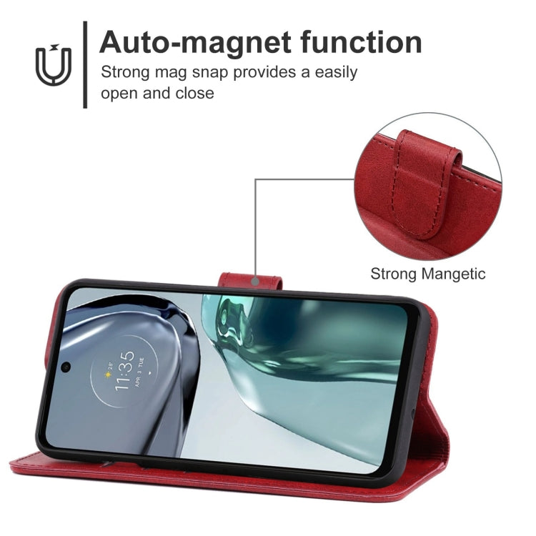 For Motorola Moto G62 India Leather Phone Case