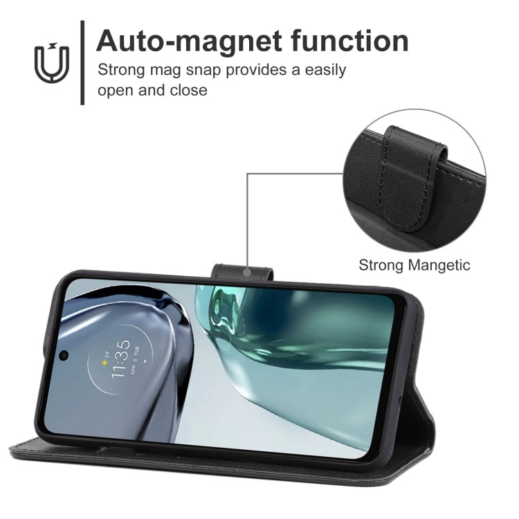 For Motorola Moto G62 India Leather Phone Case