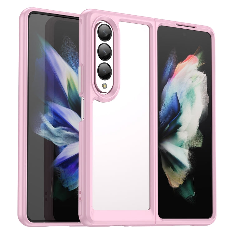 For Samsung Galaxy Z Fold3 5G Colorful Series Acrylic + TPU Phone Case