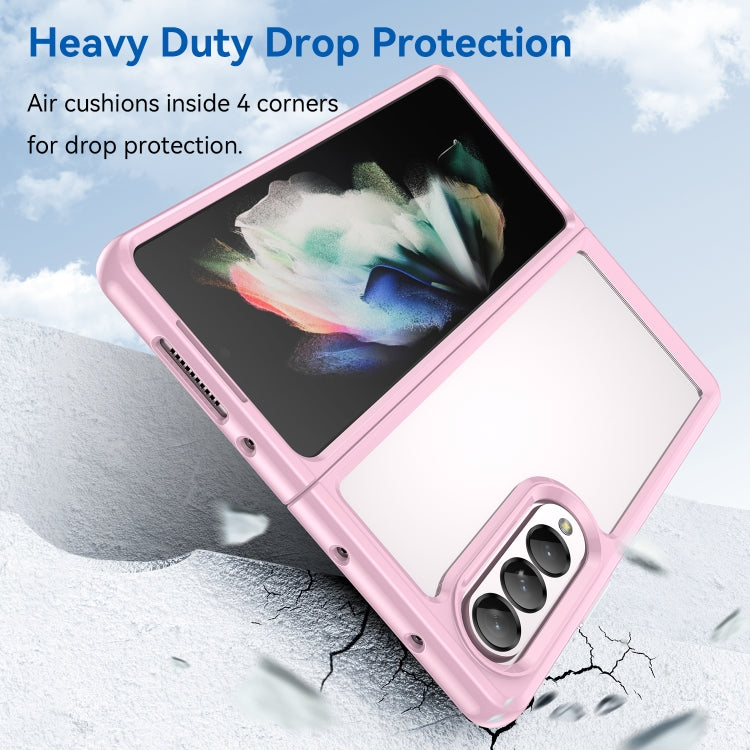 For Samsung Galaxy Z Fold3 5G Colorful Series Acrylic + TPU Phone Case