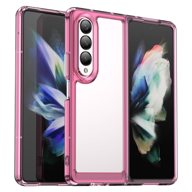 For Samsung Galaxy Z Fold3 5G Colorful Series Acrylic + TPU Phone Case