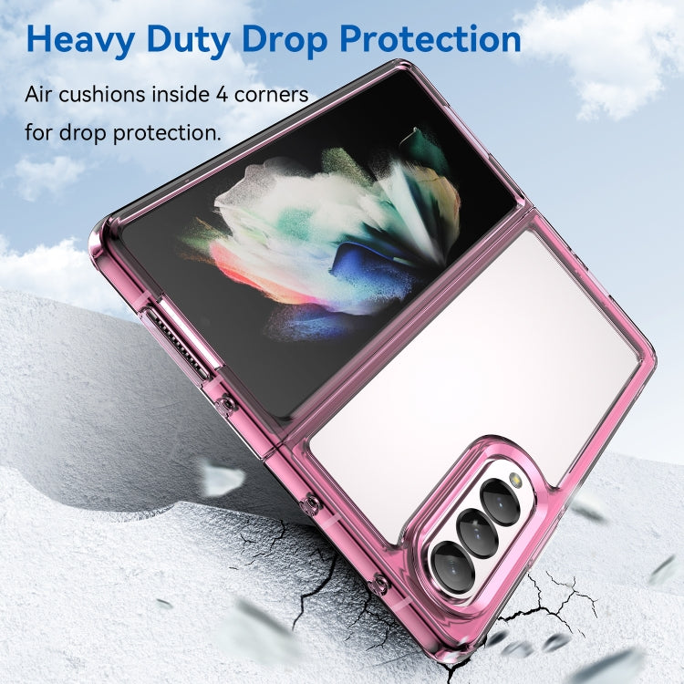 For Samsung Galaxy Z Fold3 5G Colorful Series Acrylic + TPU Phone Case