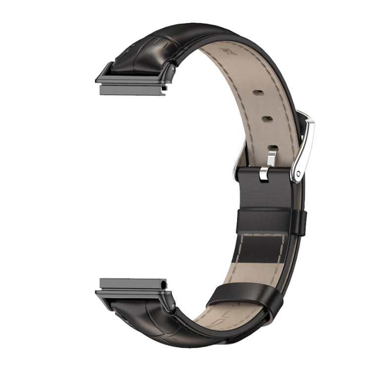 For Huawei Band 7 / 7 NFC MIJOBS Cowhide Leather Watch Band