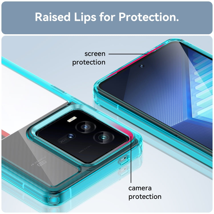 For vivo iQOO 9T Colorful Series Acrylic + TPU Phone Case