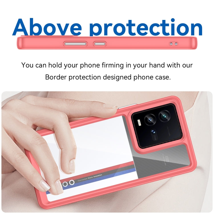 For vivo iQOO 9T Colorful Series Acrylic + TPU Phone Case