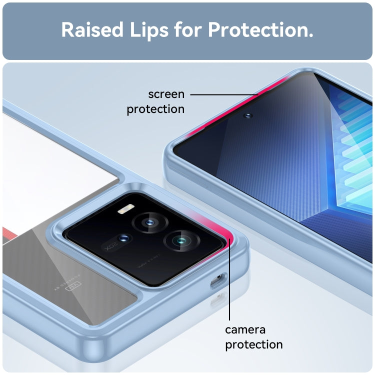 For vivo iQOO 9T Colorful Series Acrylic + TPU Phone Case