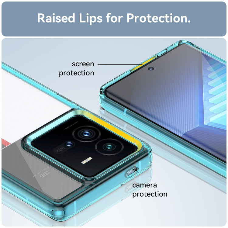 For vivo iQOO 10 Pro Colorful Series Acrylic + TPU Phone Case