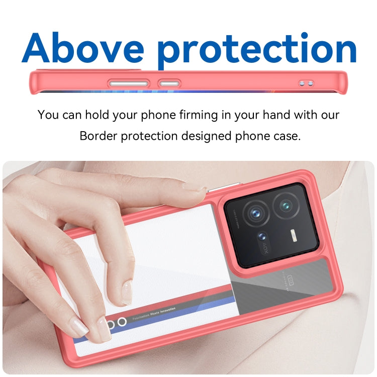 For vivo iQOO 10 Pro Colorful Series Acrylic + TPU Phone Case